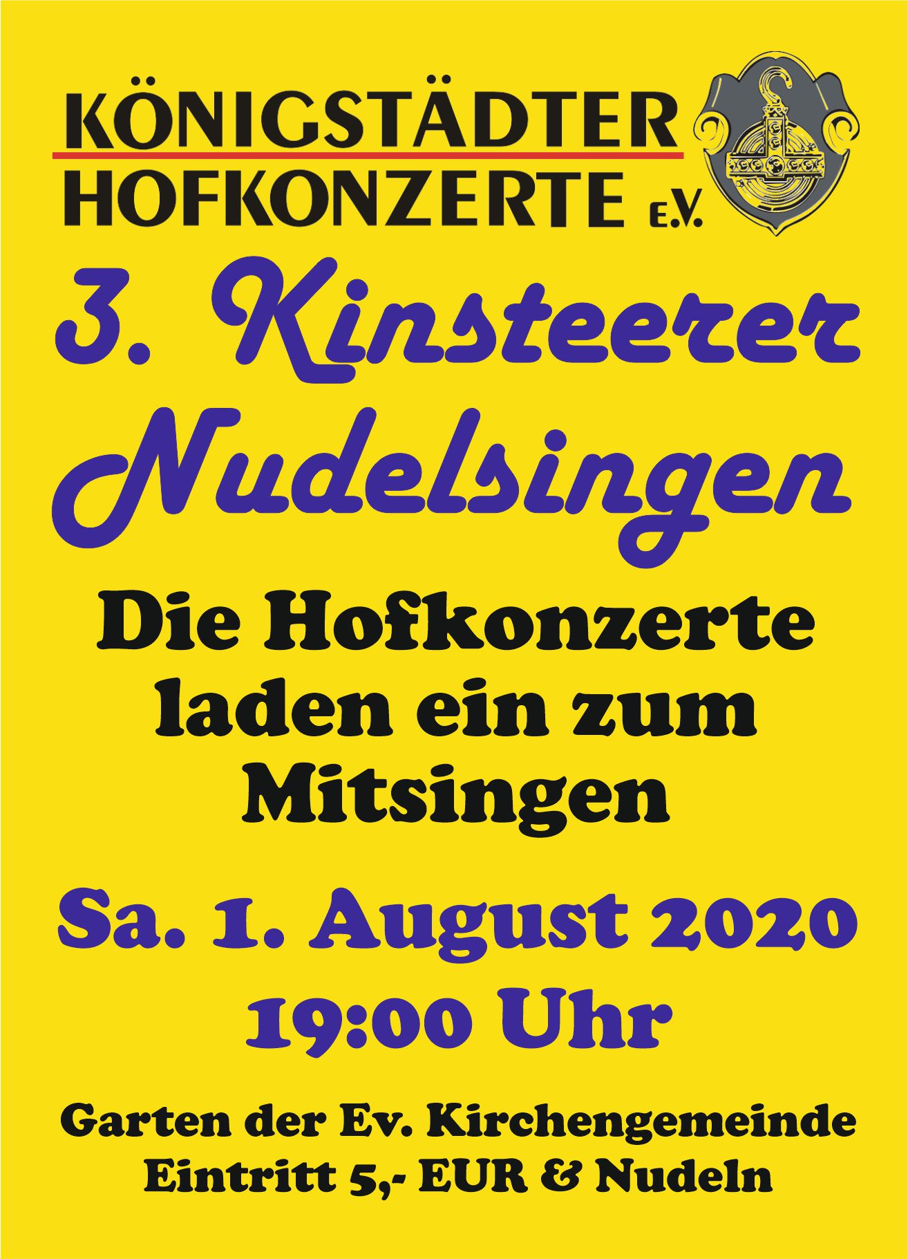 2. Kinsteerer Nudelsingen