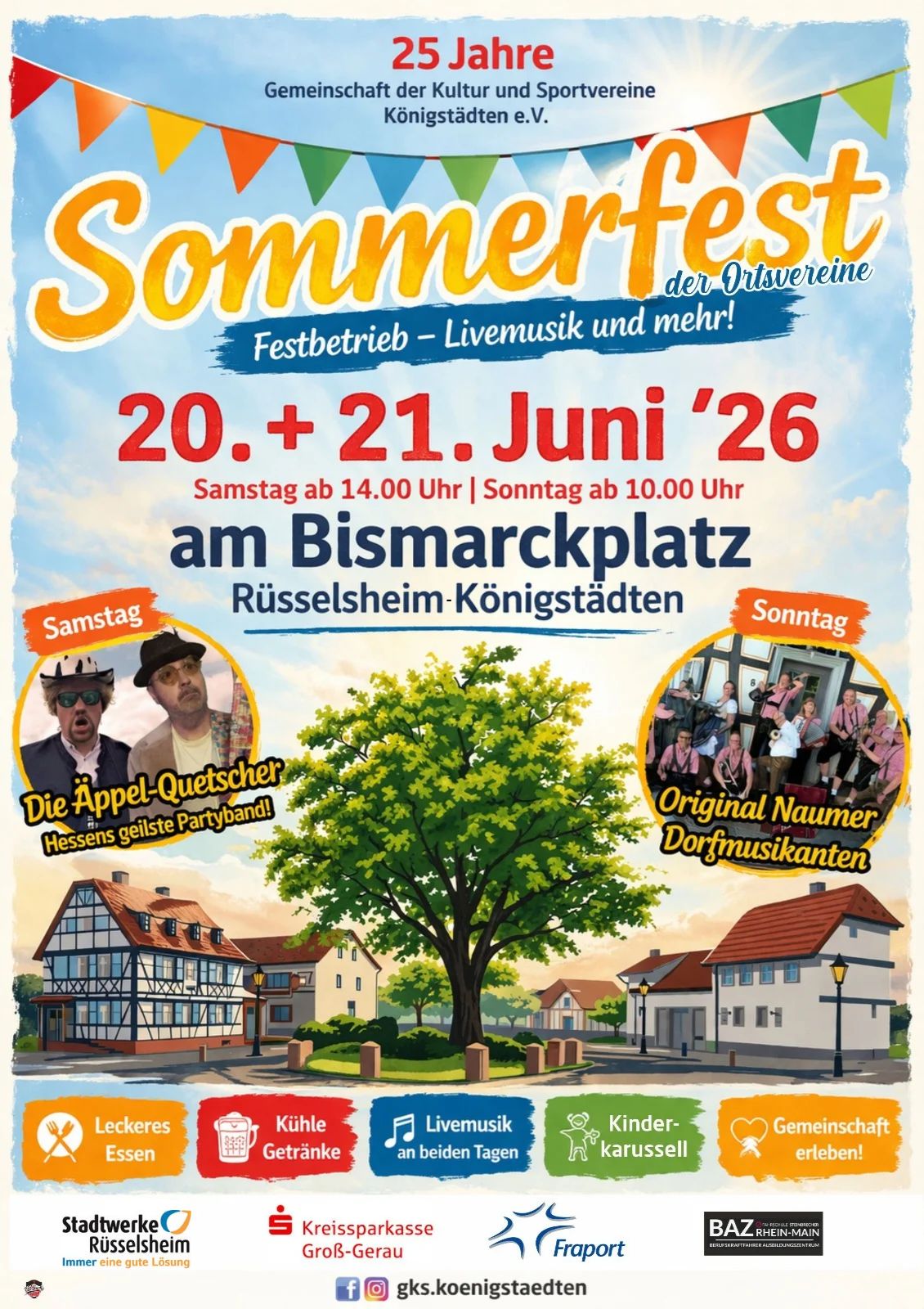Sommerfest der Gemeinschaft Königstädter Sport und Kulturvereine